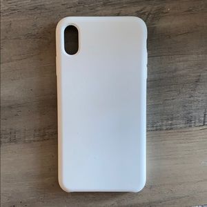 iPhone XS Max White Silicone Case
